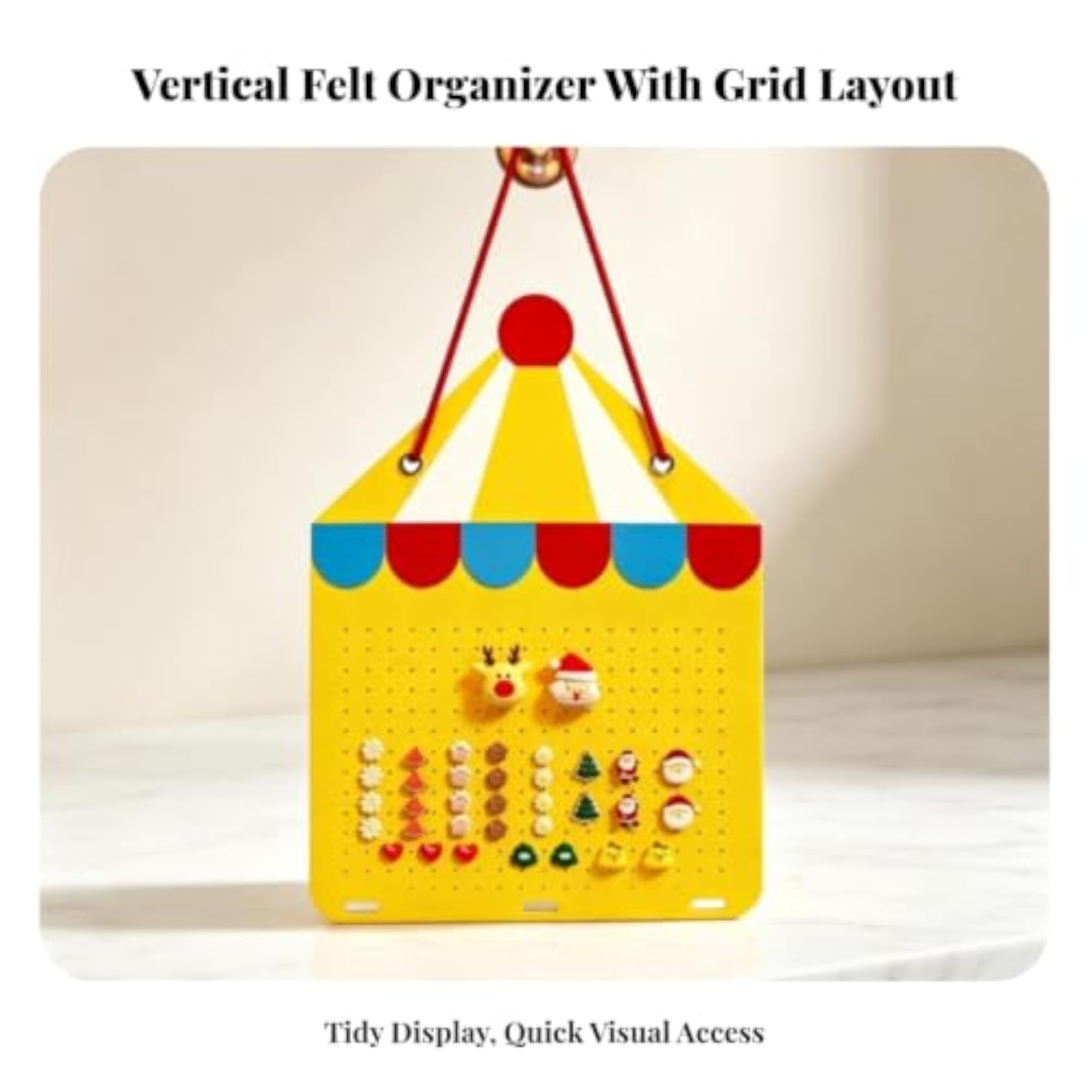 Hair Accessory Organizer with Hook
